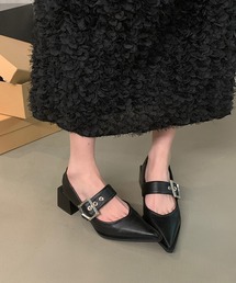 c.u.l（シーユーエル）の「ポインテッドトゥー ベルト パンプス culs158（パンプス）」