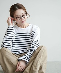 バスクボーダーショートプルオーバー（Tシャツ/カットソー