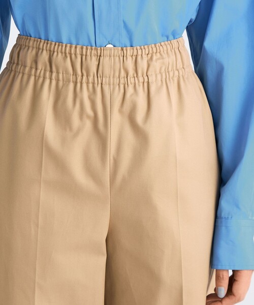 EDITION（エディション）の「コンパクトギャバ イージーチノパンツ（チノパンツ・レディース・グリーン系その他/ベージュ・36/34）」の7枚目の写真