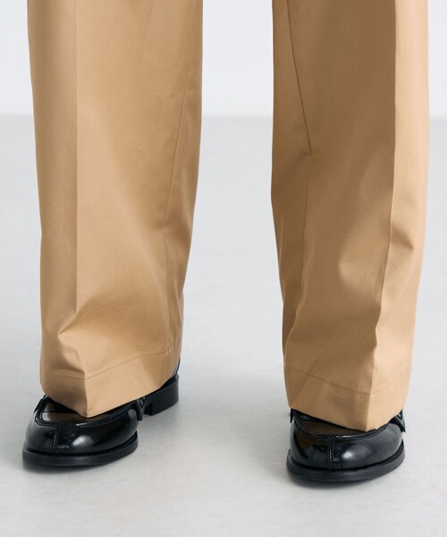 EDITION（エディション）の「コンパクトギャバ イージーチノパンツ（チノパンツ・レディース・グリーン系その他/ベージュ・36/34）」の10枚目の写真