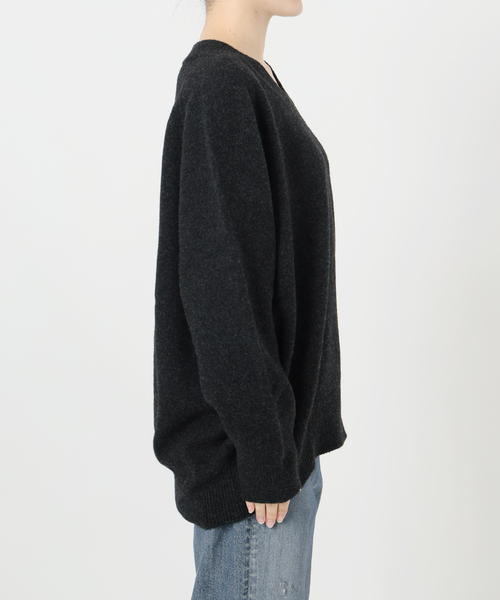 セール】ラグランスリーブ Vネックプルオーバー（ニット/セーター