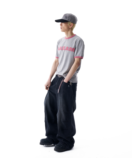 AAKAM(アーカム)の「Logo Patch Ringer Top (Pink)(Tシャツ/カットソー・レディース・その他・2/3/WOMENS)」の3枚目の写真