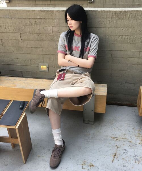 AAKAM(アーカム)の「Logo Patch Ringer Top (Pink)(Tシャツ/カットソー・レディース・その他・2/3/WOMENS)」の6枚目の写真