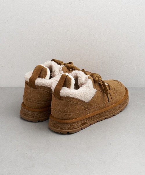 RAY CASSIN（レイカズン）の「ボア付スエードスニーカー（スニーカー・レディース・ベージュ/ライトベージュ・S/L/M）」の11枚目の写真