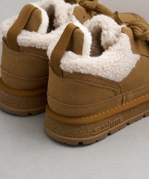 RAY CASSIN（レイカズン）の「ボア付スエードスニーカー（スニーカー・レディース・ベージュ/ライトベージュ・S/L/M）」の14枚目の写真