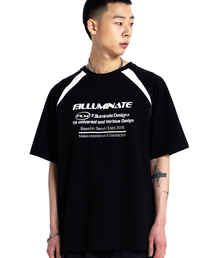 FLMロゴブロックTシャツ-ブラック