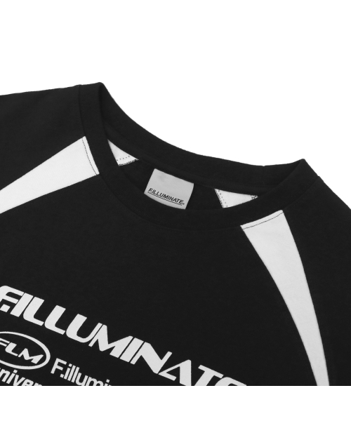 F.ILLUMINATE（フィルミネイト）の「FLMロゴブロックTシャツ-ブラック（Tシャツ/カットソー・レディース・その他・SMALL/MEDIUM）」の4枚目の写真