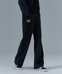 レディース 裏起毛ワイドウォームアップパンツ-CFRG7274D03