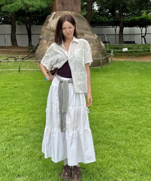 Kijun(キジュン)の「Shirring Full Skirt Black(スカート・レディース・その他・SMALL/MEDIUM)」の12枚目の写真