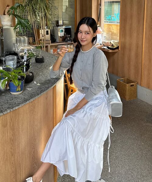 Kijun(キジュン)の「Shirring Full Skirt Black(スカート・レディース・その他・SMALL/MEDIUM)」の10枚目の写真