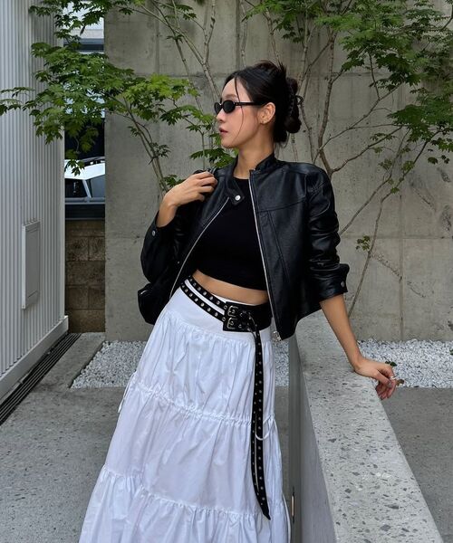 Kijun(キジュン)の「Shirring Full Skirt Black(スカート・レディース・その他・SMALL/MEDIUM)」の8枚目の写真