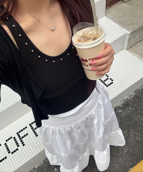 Kijun(キジュン)の「Shirring Full Skirt Black(スカート・レディース・その他・SMALL/MEDIUM)」の5枚目の写真