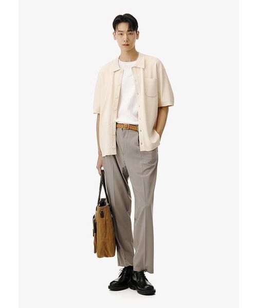 MUSINSA STANDARD（ムシンサスタンダード）の「[クールタンダード] ベーシッククルーネックTシャツ [ホワイト]（Tシャツ/カットソー・メンズ・その他・SMALL/MEDIUM/LARGE/X-LARGE/XX-LARGE/XXX-LARGE）」の18枚目の写真