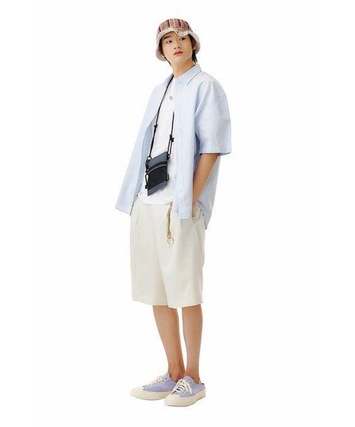MUSINSA STANDARD（ムシンサスタンダード）の「[クールタンダード] ベーシッククルーネックTシャツ [ホワイト]（Tシャツ/カットソー・メンズ・その他・SMALL/MEDIUM/LARGE/X-LARGE/XX-LARGE/XXX-LARGE）」の22枚目の写真