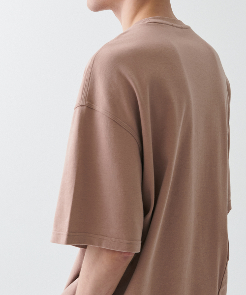 MUSINSA STANDARD（ムシンサスタンダード）の「[シティレジャー] オーバーサイズグラシスポケットTシャツ [デザートピンク]（Tシャツ/カットソー・メンズ・その他・XX-LARGE/LARGE/MEDIUM/SMALL/X-LARGE）」の3枚目の写真