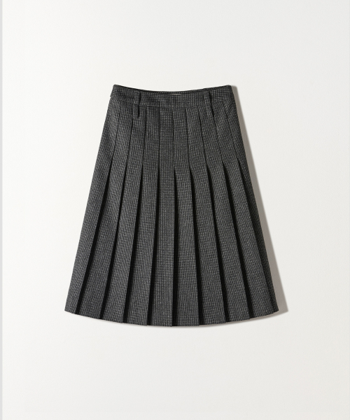 TTUDEMENT(トュードメント)の「CHECK PLEATED MIDI SKIRT CHARCOAL(スカート・レディース・その他・SMALL/MEDIUM/LARGE)」の3枚目の写真