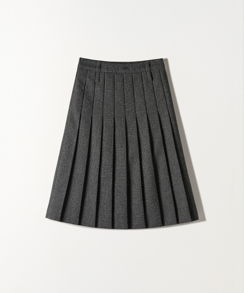 TTUDEMENT(トュードメント)の「CHECK PLEATED MIDI SKIRT CHARCOAL(スカート・レディース・その他・SMALL/MEDIUM/LARGE)」の4枚目の写真