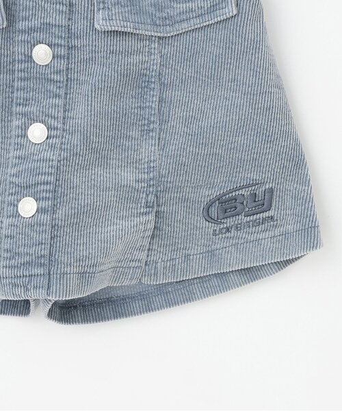 by LOVEiT（バイラビット）の「フロント釦スカパン（スカート・キッズ・グレー/ピンク/ブラウン・130cm/120cm/140cm/150cm/160cm）」の7枚目の写真