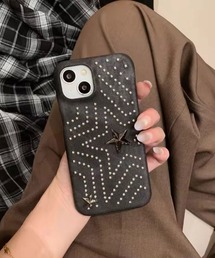 BARELY BLUE（ベアリーブルー）の「【 BARELY BLUE / ベアリーブルー 】 スター シャイン スタッズ iPhone ケース（スマホケース/カバー・レディース）」