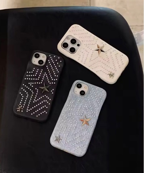 BARELY BLUE（ベアリーブルー）の「【 BARELY BLUE / ベアリーブルー 】 スター シャイン スタッズ iPhone ケース / 14 , 14pro , 15pro , 15 , 16pro , 16 , 17pro , 17対応（スマホケース/カバー・レディース・ライトブルー/ブラック/アイボリー・iPhone 14/iPhone 14 Pro/iPhone 15/iPhone 15 Pro/iPhone 16/iPhone 16 Pro/iPhone 17/iPhone 17 Pro）」の13枚目の写真