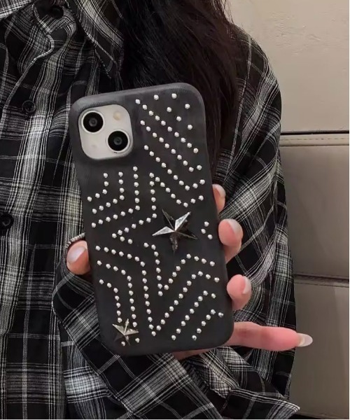 BARELY BLUE（ベアリーブルー）の「【 BARELY BLUE / ベアリーブルー 】 スター シャイン スタッズ iPhone ケース / 14 , 14pro , 15pro , 15 , 16pro , 16 , 17pro , 17対応（スマホケース/カバー・レディース・ライトブルー/ブラック/アイボリー・iPhone 14/iPhone 14 Pro/iPhone 15/iPhone 15 Pro/iPhone 16/iPhone 16 Pro/iPhone 17/iPhone 17 Pro）」の12枚目の写真