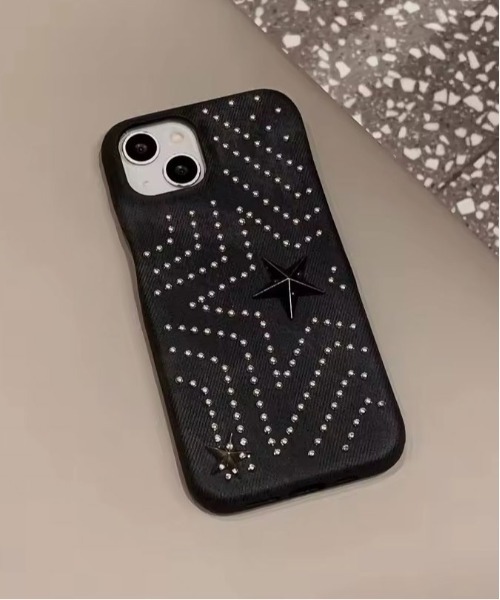 BARELY BLUE（ベアリーブルー）の「【 BARELY BLUE / ベアリーブルー 】 スター シャイン スタッズ iPhone ケース / 14 , 14pro , 15pro , 15 , 16pro , 16 , 17pro , 17対応（スマホケース/カバー・レディース・ライトブルー/ブラック/アイボリー・iPhone 14/iPhone 14 Pro/iPhone 15/iPhone 15 Pro/iPhone 16/iPhone 16 Pro/iPhone 17/iPhone 17 Pro）」の11枚目の写真