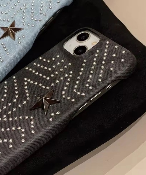 BARELY BLUE（ベアリーブルー）の「【 BARELY BLUE / ベアリーブルー 】 スター シャイン スタッズ iPhone ケース / 14 , 14pro , 15pro , 15 , 16pro , 16 , 17pro , 17対応（スマホケース/カバー・レディース・ライトブルー/ブラック/アイボリー・iPhone 14/iPhone 14 Pro/iPhone 15/iPhone 15 Pro/iPhone 16/iPhone 16 Pro/iPhone 17/iPhone 17 Pro）」の9枚目の写真