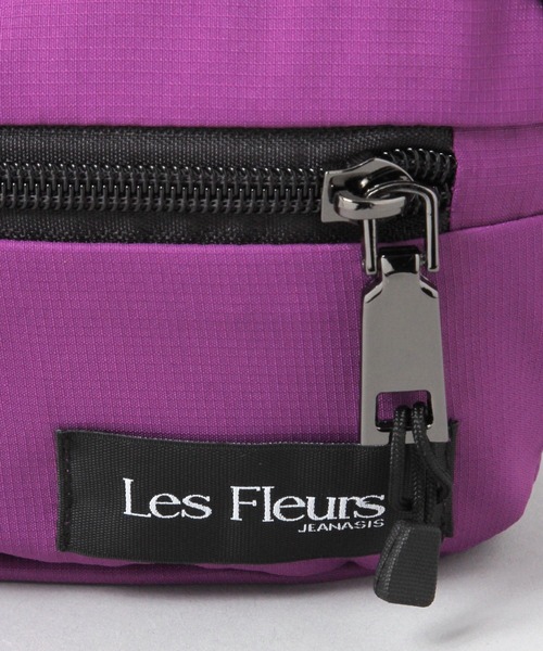 JEANASIS（ジーナシス）の「【Les Fleurs】ナイロンウエストポーチ/614410（ボディバッグ/ウエストポーチ・レディース・ブラック/パープル・FREE）」の16枚目の写真