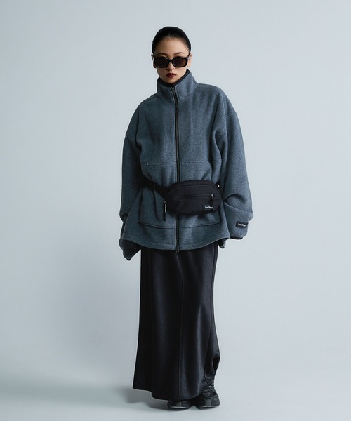 JEANASIS（ジーナシス）の「【Les Fleurs】ナイロンウエストポーチ/614410（ボディバッグ/ウエストポーチ・レディース・ブラック/パープル・FREE）」の19枚目の写真