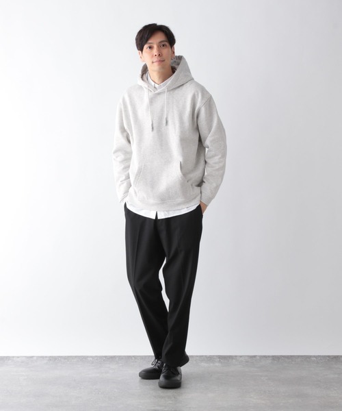 GLOBAL WORK（グローバルワーク）の「ソフトタッチスウェット/裏起毛/パーカー/606346（パーカー・メンズ・ブルー/ブラック/グレー・SMALL/MEDIUM/LARGE/X-LARGE）」の12枚目の写真