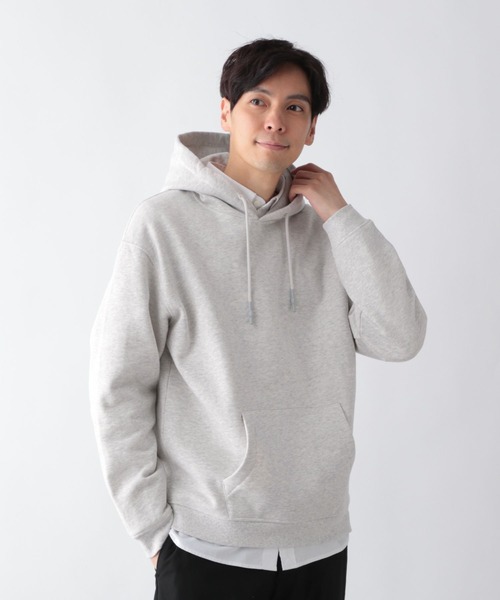 GLOBAL WORK（グローバルワーク）の「ソフトタッチスウェット/裏起毛/パーカー/606346（パーカー・メンズ・ブルー/ブラック/グレー・SMALL/MEDIUM/LARGE/X-LARGE）」の15枚目の写真