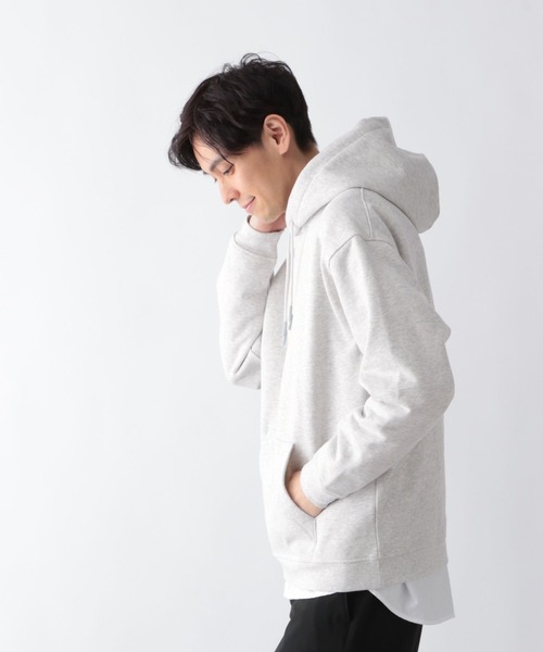 GLOBAL WORK（グローバルワーク）の「ソフトタッチスウェット/裏起毛/パーカー/606346（パーカー・メンズ・ブルー/ブラック/グレー・SMALL/MEDIUM/LARGE/X-LARGE）」の16枚目の写真