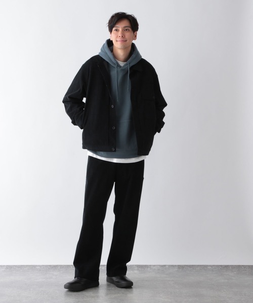 GLOBAL WORK（グローバルワーク）の「ソフトタッチスウェット/裏起毛/パーカー/606346（パーカー・メンズ・ブルー/ブラック/グレー・SMALL/MEDIUM/LARGE/X-LARGE）」の19枚目の写真