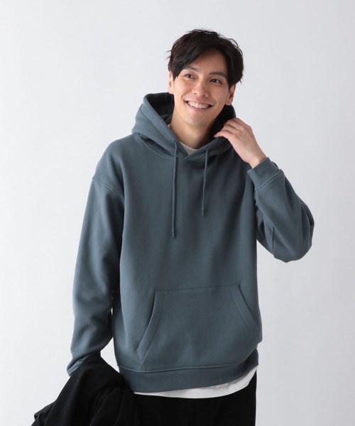 GLOBAL WORK（グローバルワーク）の「ソフトタッチスウェット/裏起毛/パーカー/606346（パーカー・メンズ・ブルー/ブラック/グレー・SMALL/MEDIUM/LARGE/X-LARGE）」の21枚目の写真