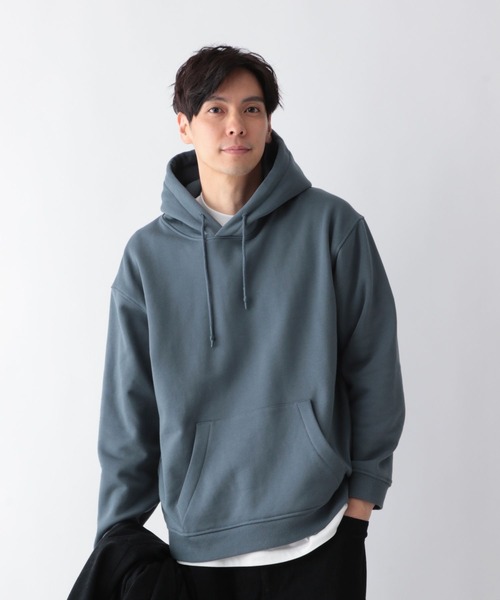 GLOBAL WORK（グローバルワーク）の「ソフトタッチスウェット/裏起毛/パーカー/606346（パーカー・メンズ・ブルー/ブラック/グレー・SMALL/MEDIUM/LARGE/X-LARGE）」の22枚目の写真