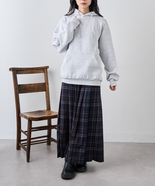 Russell Athletic（ラッセルアスレティック）の「【Russell Athletic】Dri-Power Fleece Pullover Hood プルオーバースウェットパーカー フーディー 裏起毛 オーバーサイズ 695HBM1 UNTR（パーカー・メンズ・ダークグレー/ホワイト/アッシュ/グレー/ブラック・S/M/L/XL）」の18枚目の写真