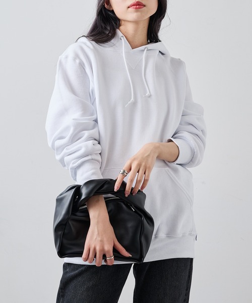 Russell Athletic（ラッセルアスレティック）の「【Russell Athletic】Dri-Power Fleece Pullover Hood プルオーバースウェットパーカー フーディー 裏起毛 オーバーサイズ 695HBM1 UNTR（パーカー・メンズ・ダークグレー/ホワイト/アッシュ/グレー/ブラック・S/M/L/XL）」の20枚目の写真