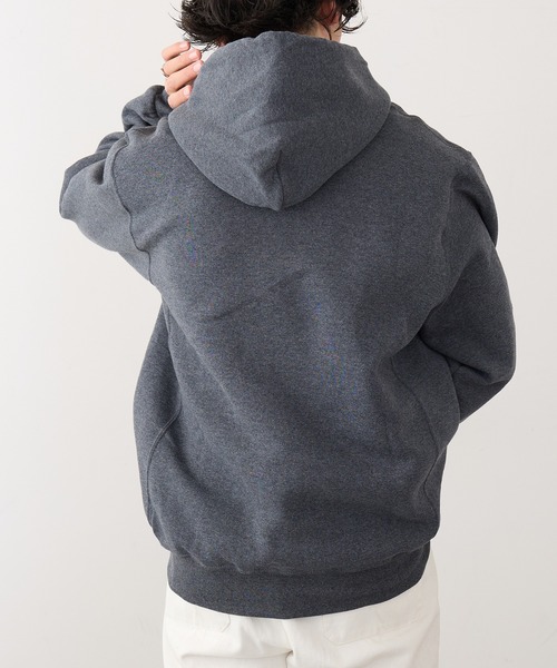 Russell Athletic（ラッセルアスレティック）の「【Russell Athletic】Dri-Power Fleece Pullover Hood プルオーバースウェットパーカー フーディー 裏起毛 オーバーサイズ 695HBM1 UNTR（パーカー・メンズ・ダークグレー/ホワイト/アッシュ/グレー/ブラック・S/M/L/XL）」の11枚目の写真