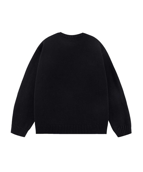 WOKE EDGE（ウォークエッジ）の「ニット｜Selena Knit｜WOKE EDGE（ニット/セーター・メンズ・ブラック・SMALL/MEDIUM/LARGE/X-LARGE）」の2枚目の写真