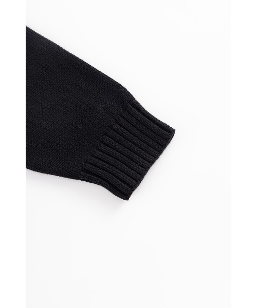 WOKE EDGE（ウォークエッジ）の「ニット｜Selena Knit｜WOKE EDGE（ニット/セーター・メンズ・ブラック・SMALL/MEDIUM/LARGE/X-LARGE）」の4枚目の写真