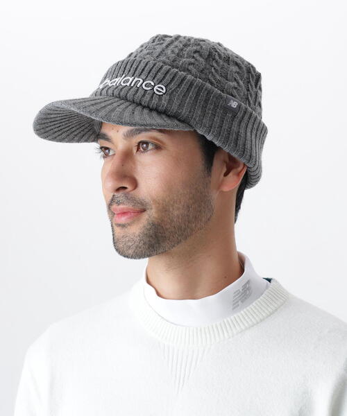 New Balance Golf(ニューバランスゴルフ)の「【new balance golf】ブリムビーニー (UNISEX)(ニットキャップ/ビーニー・レディース・ブラック/ダークインディゴブルー/グレー系その他4/ホワイト・FREE)」の9枚目の写真