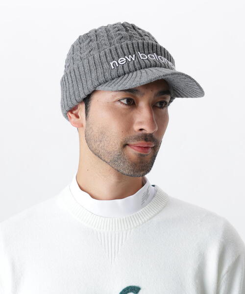 New Balance Golf(ニューバランスゴルフ)の「【new balance golf】ブリムビーニー (UNISEX)(ニットキャップ/ビーニー・レディース・ブラック/ダークインディゴブルー/グレー系その他4/ホワイト・FREE)」の10枚目の写真