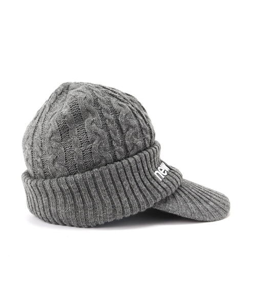 New Balance Golf(ニューバランスゴルフ)の「【new balance golf】ブリムビーニー (UNISEX)(ニットキャップ/ビーニー・レディース・ブラック/ダークインディゴブルー/グレー系その他4/ホワイト・FREE)」の15枚目の写真