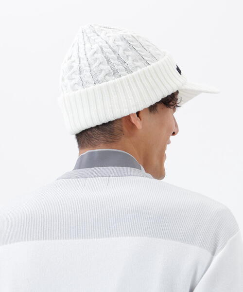 New Balance Golf(ニューバランスゴルフ)の「【new balance golf】ブリムビーニー (UNISEX)(ニットキャップ/ビーニー・レディース・ブラック/ダークインディゴブルー/グレー系その他4/ホワイト・FREE)」の20枚目の写真