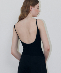 LADY VOLUME（レディーボリューム）の「リディ バックレス ボディスーツ (ブラック)（その他トップス）」