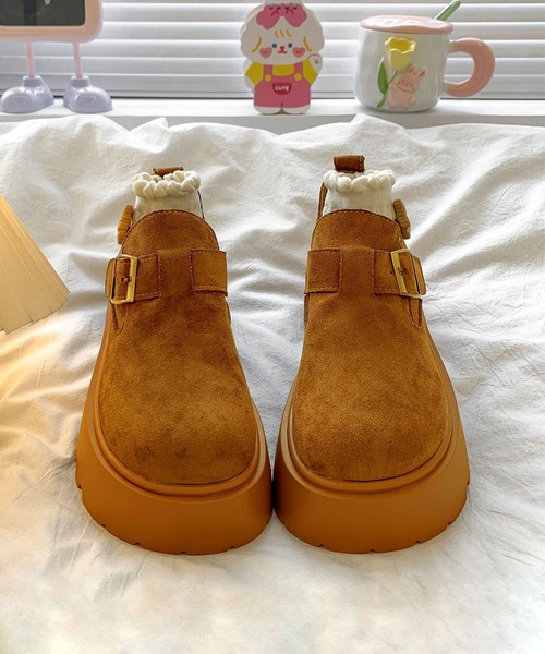 shoes365(シューズスリーシックスファイヴ)の「スエード調6cm厚底シューズ(ローファー・レディース・キャメル/ブラウン/ベージュ・23.0cm/23.5cm/24.0cm/24.5cm/25.0cm)」の18枚目の写真