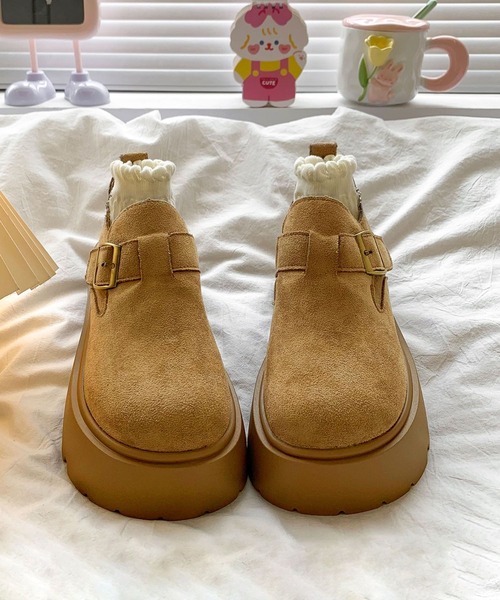 shoes365(シューズスリーシックスファイヴ)の「スエード調6cm厚底シューズ(ローファー・レディース・キャメル/ブラウン/ベージュ・23.0cm/23.5cm/24.0cm/24.5cm/25.0cm)」の15枚目の写真