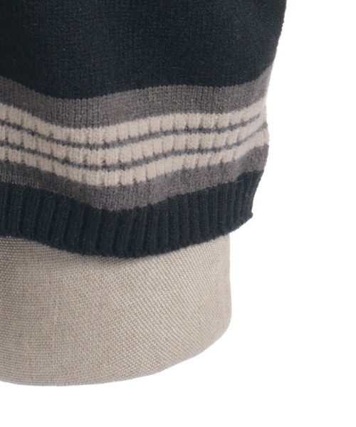 axes femme（アクシーズファム）の「ボーダーニット（ニット/セーター・レディース・ブラック/ネイビー・FREE）」の18枚目の写真