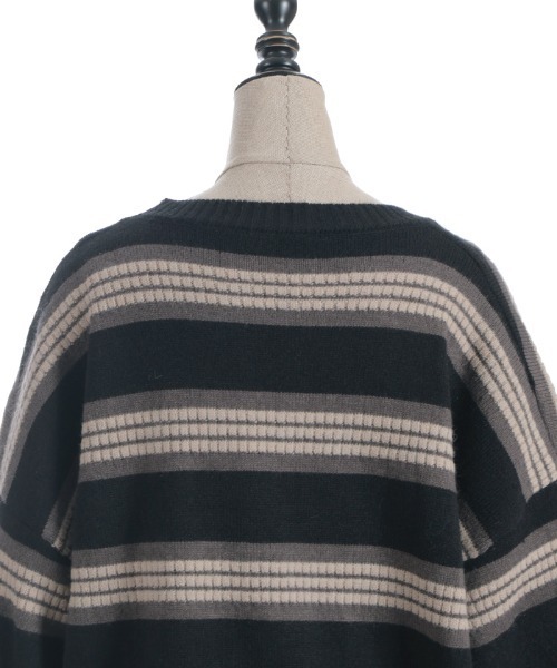 axes femme（アクシーズファム）の「ボーダーニット（ニット/セーター・レディース・ブラック/ネイビー・FREE）」の19枚目の写真