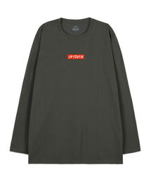 エイピースタジオ オーバーサイズ ロングスリーブTシャツ_カーキ